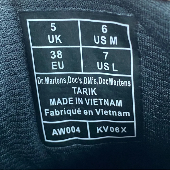 NEW DR. MARTENS Tarik Wyoming Boots Black Unisex Lace-Up Ankle Womens 7 Mens 6 - Picture 14 of 15